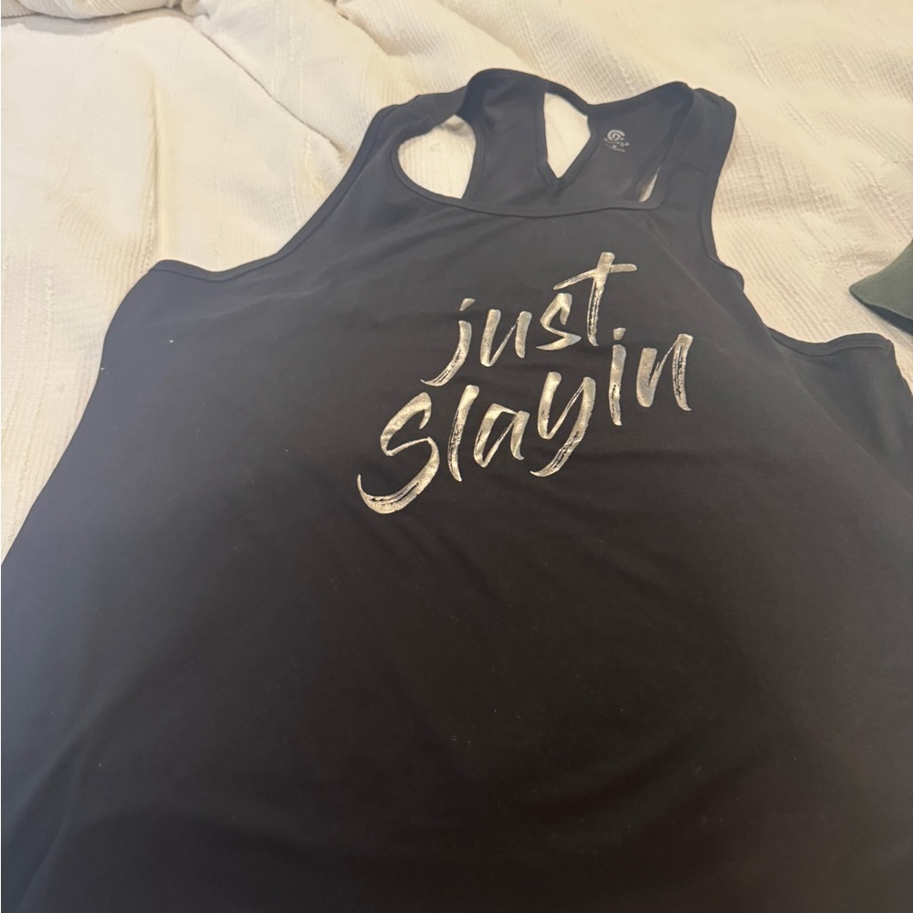 Champion Black athletic Tank Top Racerback